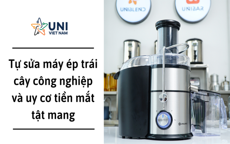 Máy ép trái cây không chạy? Tự sửa máy ép trái cây và nguy cơ tiền mất tật mang