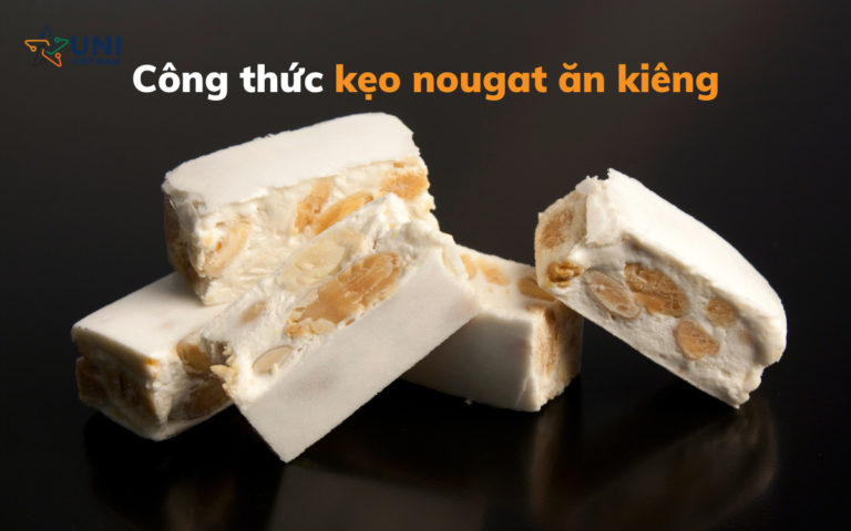Công thức kẹo nougat ăn kiêng