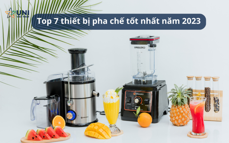 Top 7 thiết bị pha chế tốt nhất năm 2023_ảnh bìa