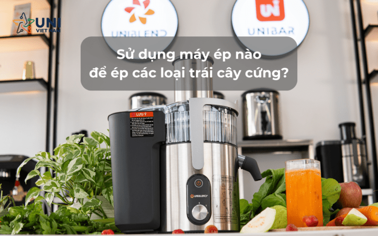 Sử dụng máy ép nào để ép các loại trái cây cứng