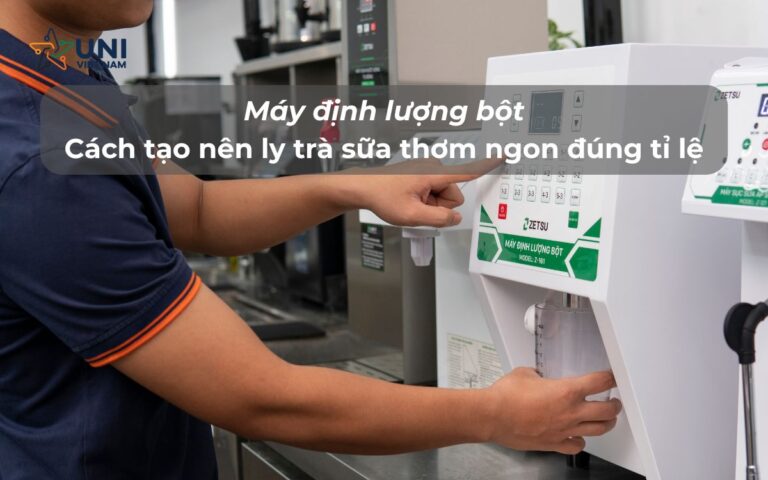 Máy định lượng bột - Cách tạo nên ly trà sữa thơm ngon đúng tỉ lệ