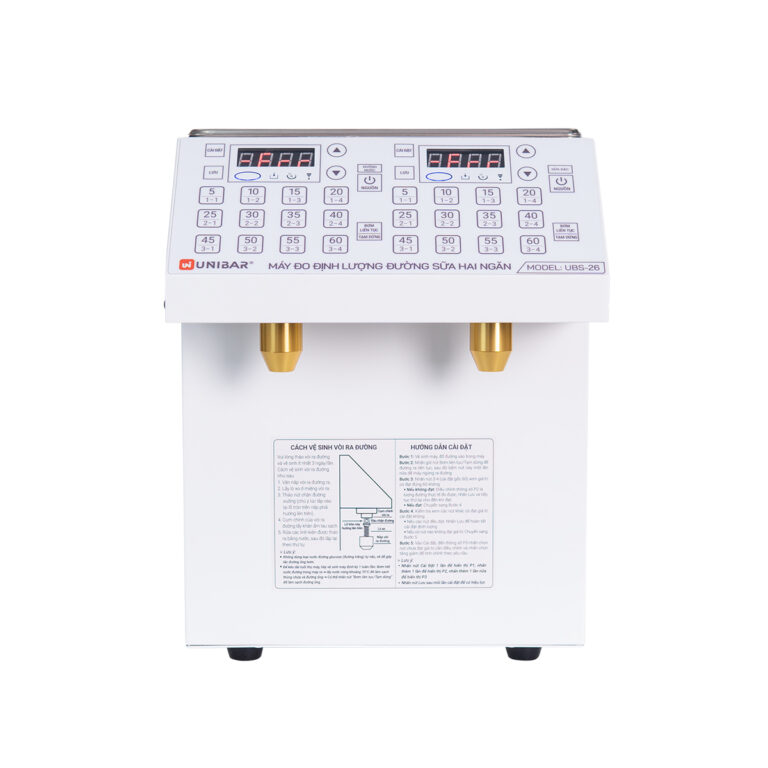 Máy đo định lượng đường sữa hai ngăn Unibar UBS-26 - nền trắng - ảnh 1