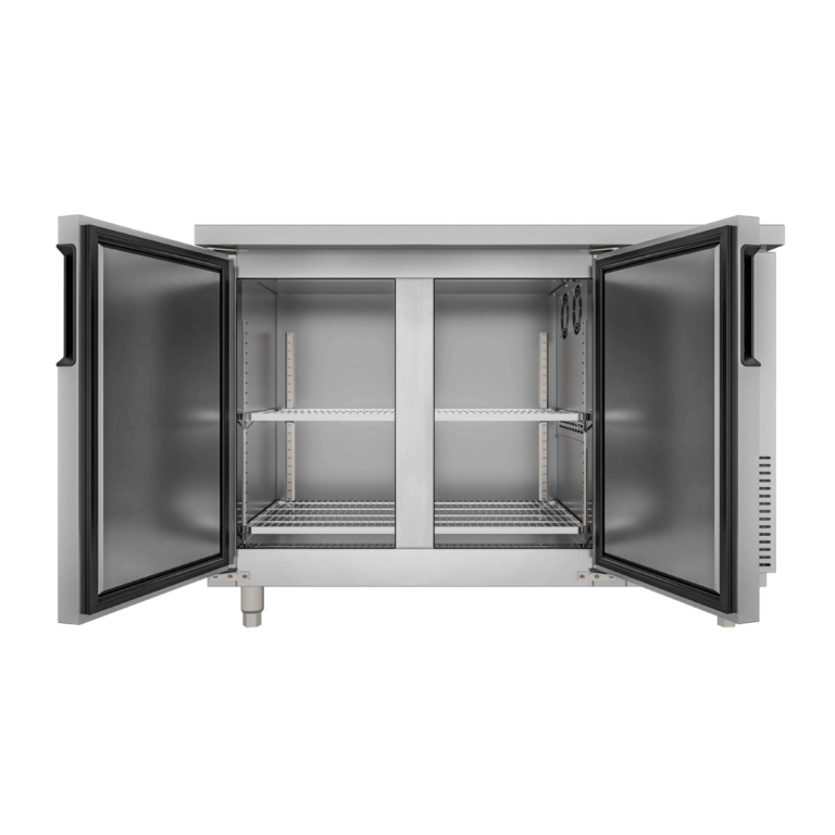 TỦ BÀN MÁT QUẠT GIÓ UNIBAR 2 CÁNH MỞ INOX 1200X600X850 UB-2MI1260 - ảnh 04