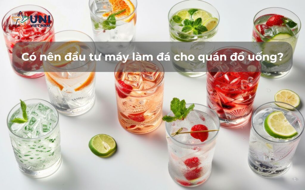Có nên đầu tư máy làm đá cho quán đồ uống