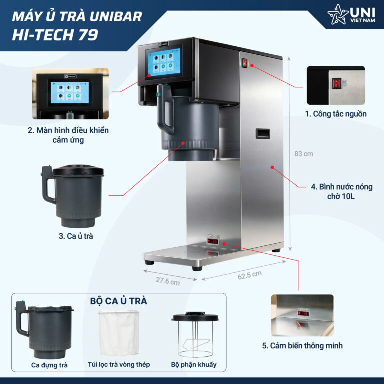 Máy ủ trà Unibar Hi-Tech 79 - ảnh thông tin 1