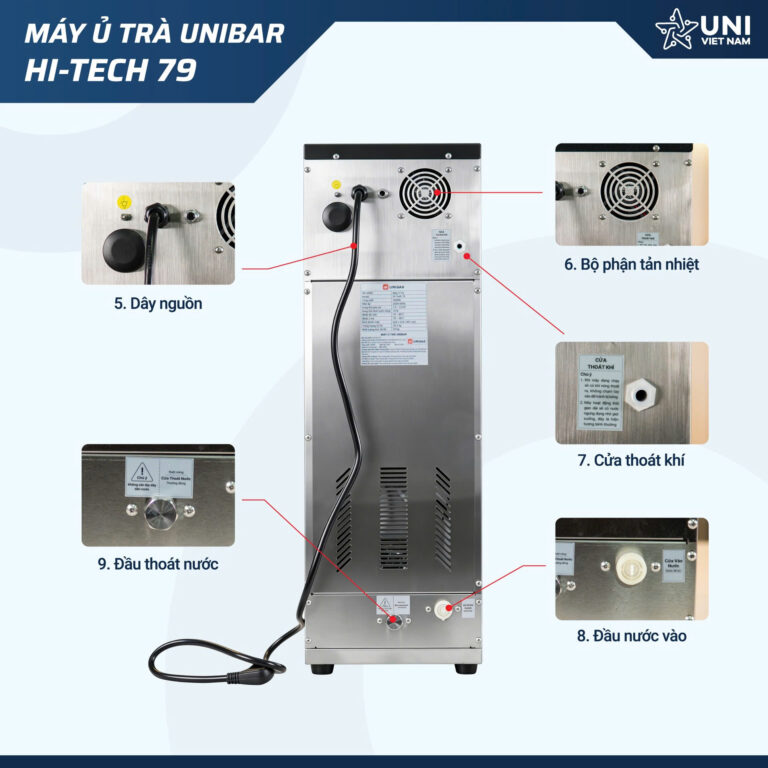 Máy ủ trà Unibar Hi-Tech 79 - ảnh thông tin 2