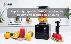 Top 3 máy xay sinh tố được các chủ quán xe đẩy sinh tố nước ép tin dùng