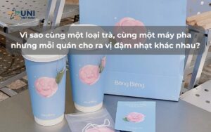 Vì sao cùng một loại trà, cùng một máy pha nhưng mỗi quán cho ra vị đậm nhạt khác nhau