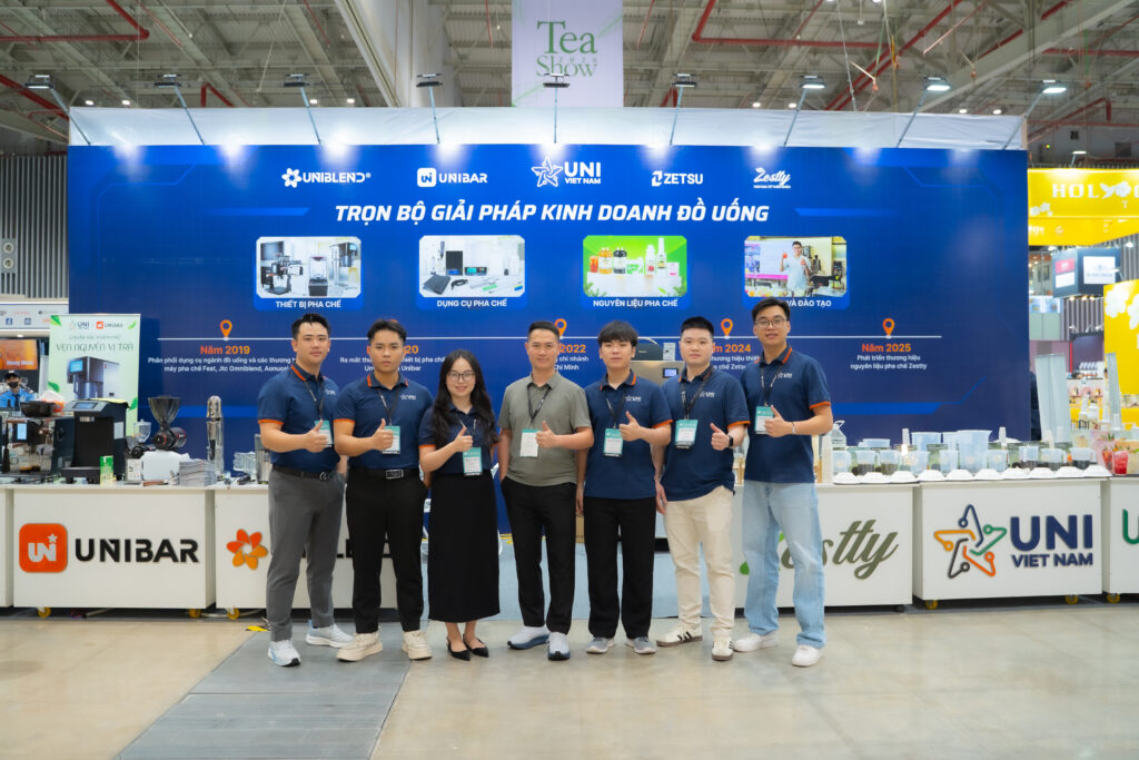 Đội ngũ Uni Việt Nam tại Cafe Show Vietnam 2026