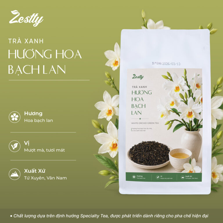 Trà Xanh Hương Hoa Bạch Lan Zestty - 01