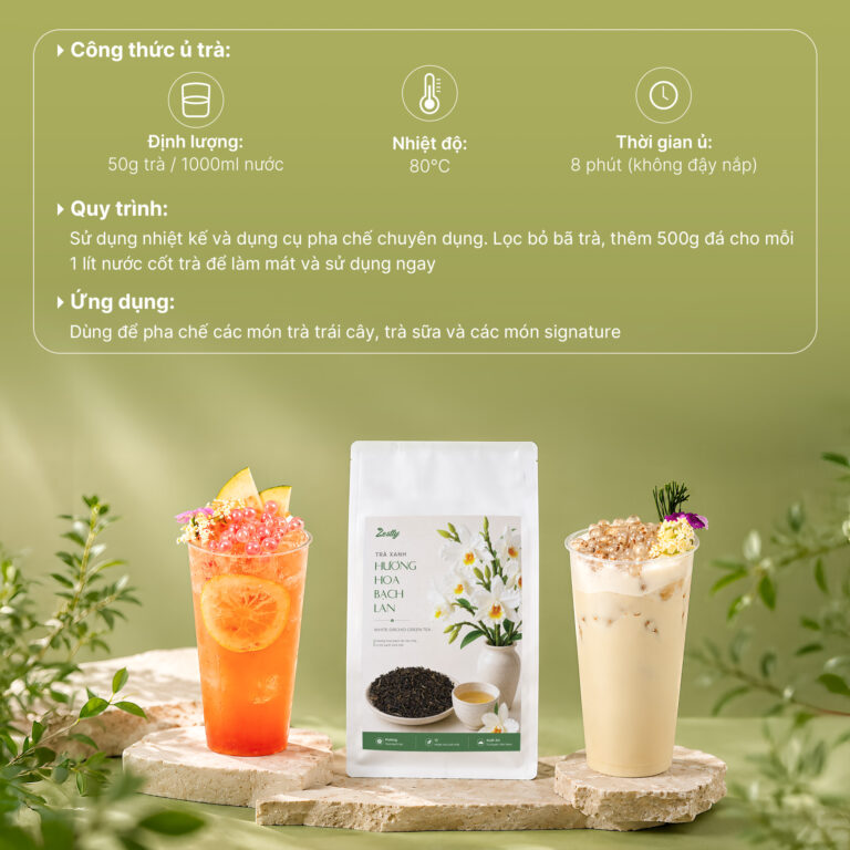 Trà Xanh Hương Hoa Bạch Lan Zestty - 02