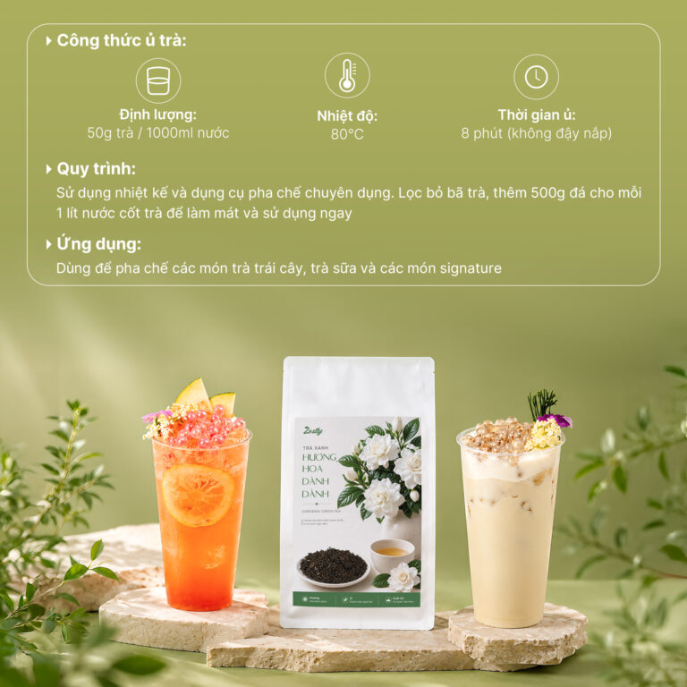 Trà Xanh Hương Hoa Dành Dành Zestty - 02
