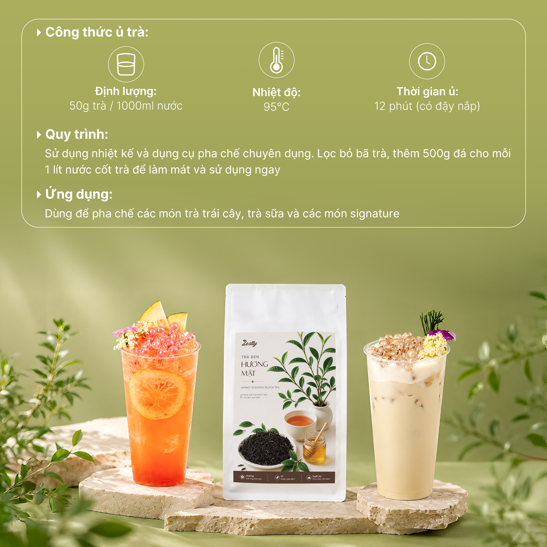 Trà Đen Hương Mật Zestty - 02