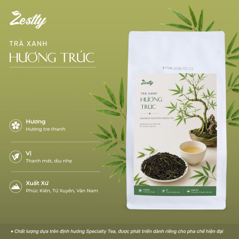 Trà Xanh Hương Trúc Zestty - 01