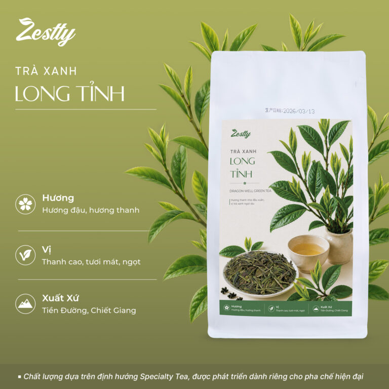 Trà Xanh Long Tỉnh Zestty - 01