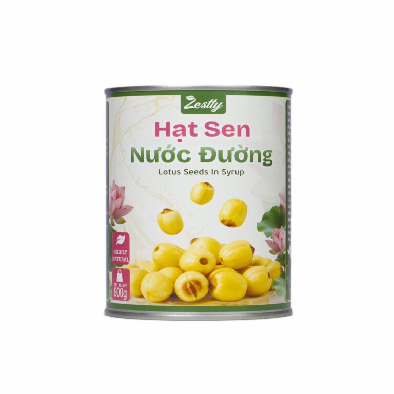 Hạt sen nước đường - vuông - nền trắng - ảnh 1