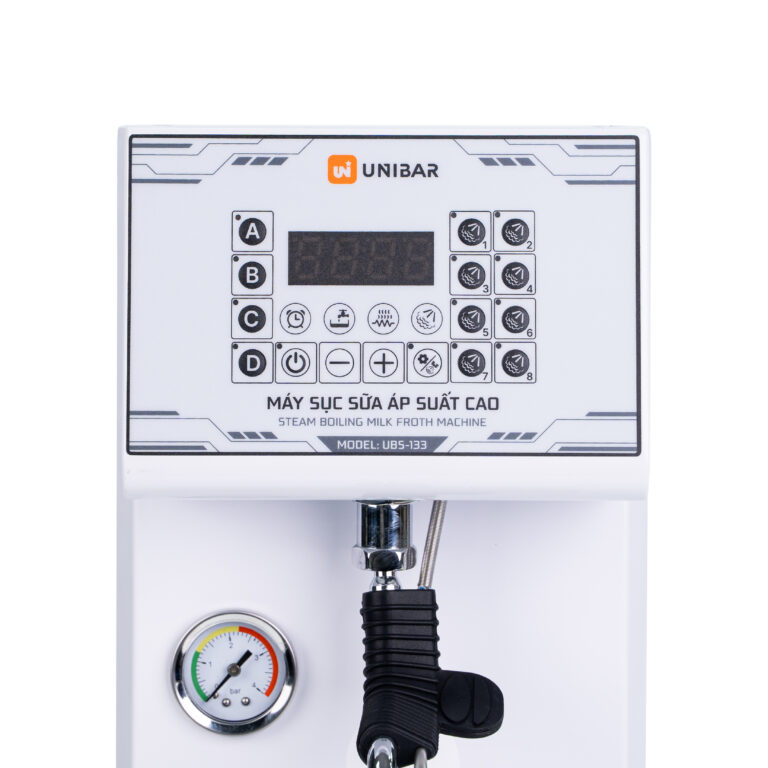 Máy sục sữa áp suất cao Unibar UBS-133 - nền trắng - 04