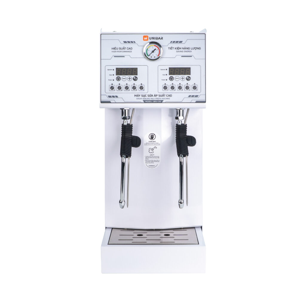 Máy sục sữa áp suất cao Unibar UBS-139 - nền trắng - 01
