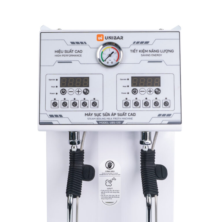 Máy sục sữa áp suất cao Unibar UBS-139 - nền trắng - 04