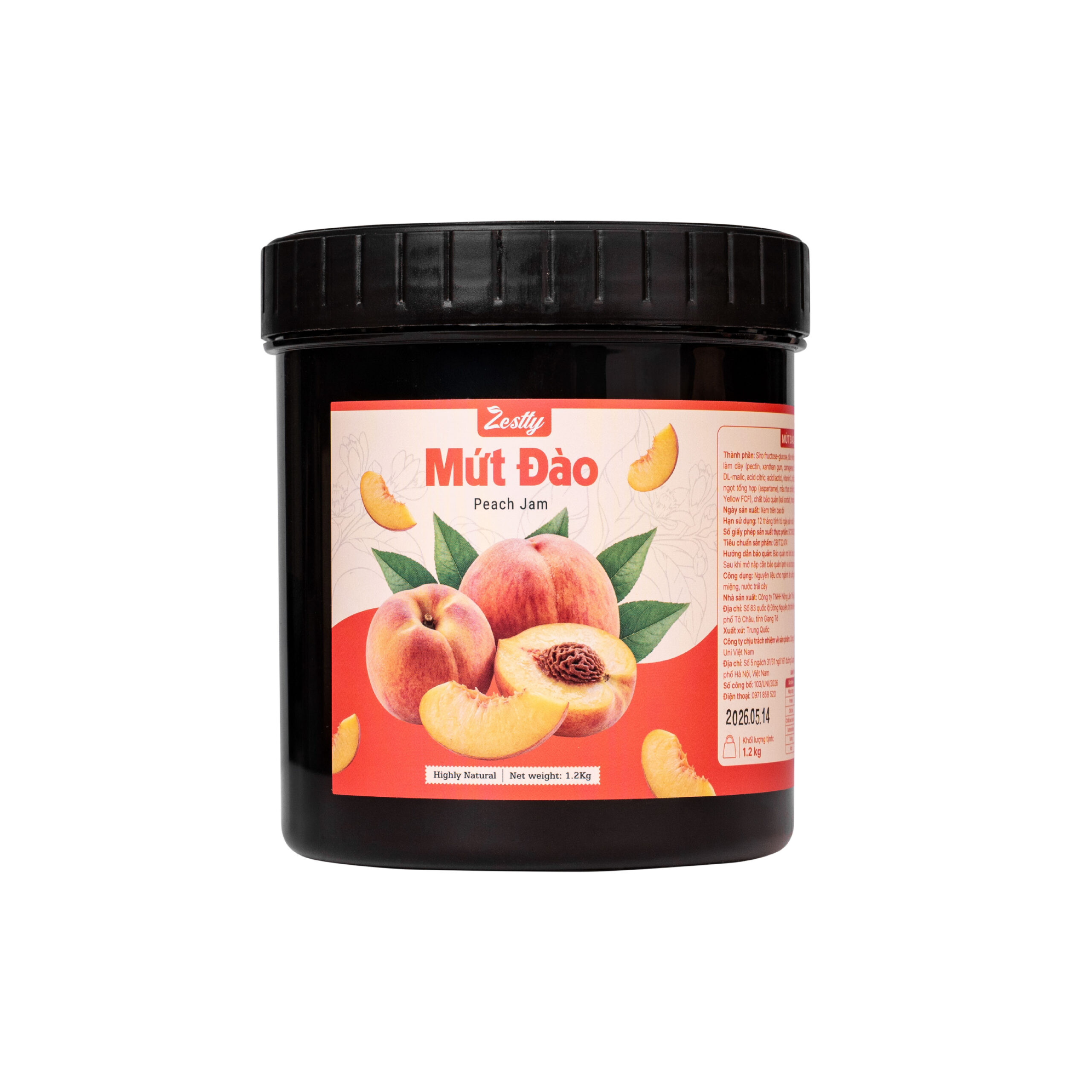 Mứt Đào Zestty