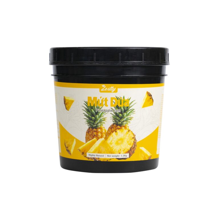 Mứt dứa Zestty - nền trắng