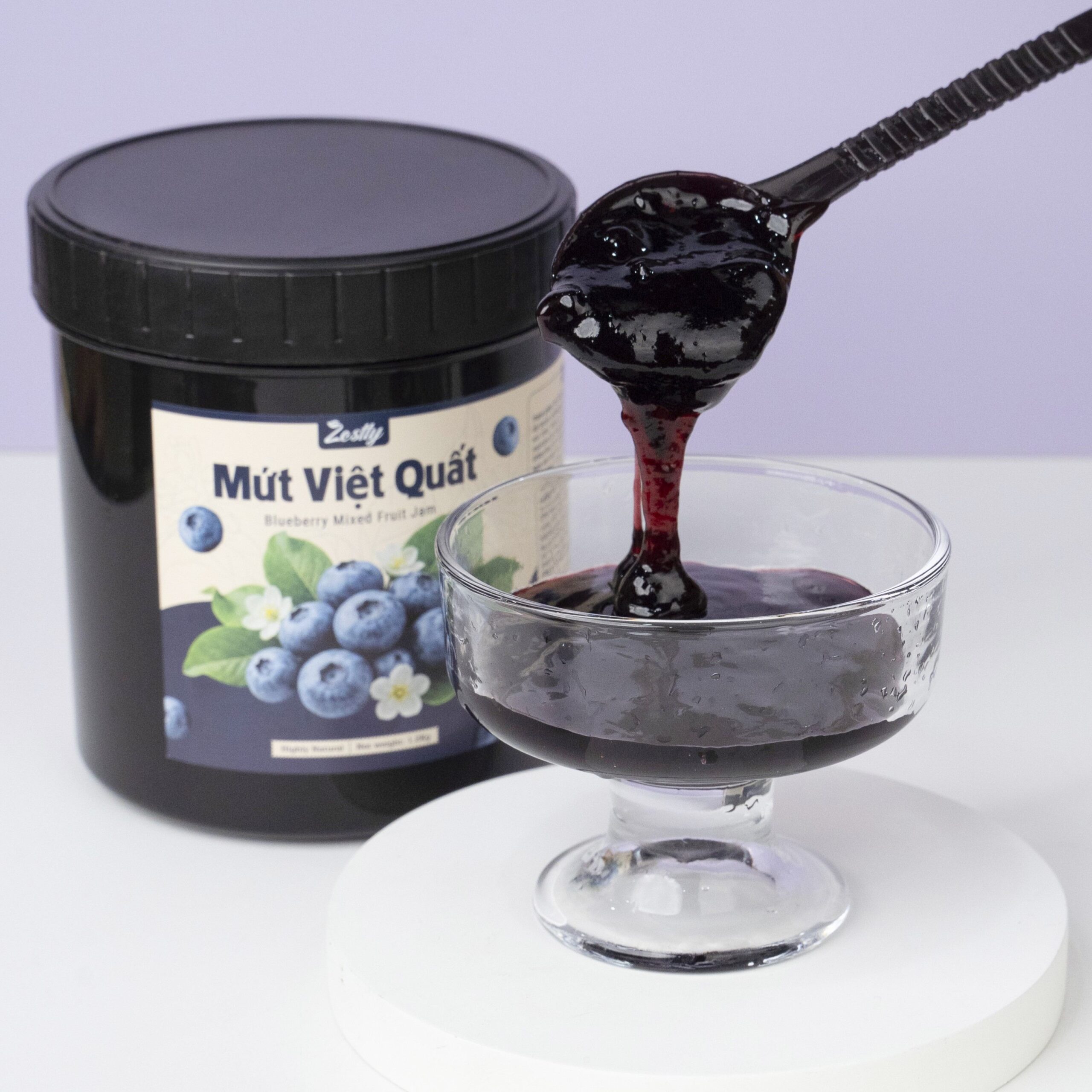 Mứt việt quất - ảnh chụp - vuông - 03
