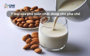 7 loại sữa phổ biến nhất dùng cho pha chế
