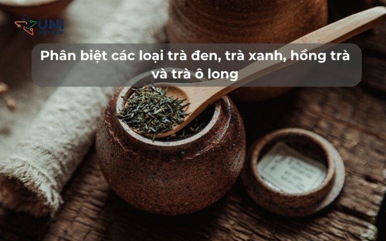 Phân biệt các loại trà đen, trà xanh, hồng trà và trà ô long