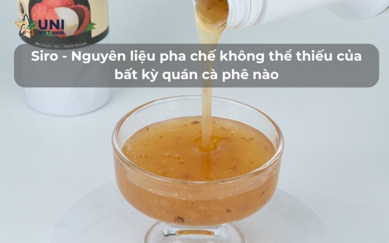 Siro - Nguyên liệu pha chế không thể thiếu của bất kỳ quán cà phê nào