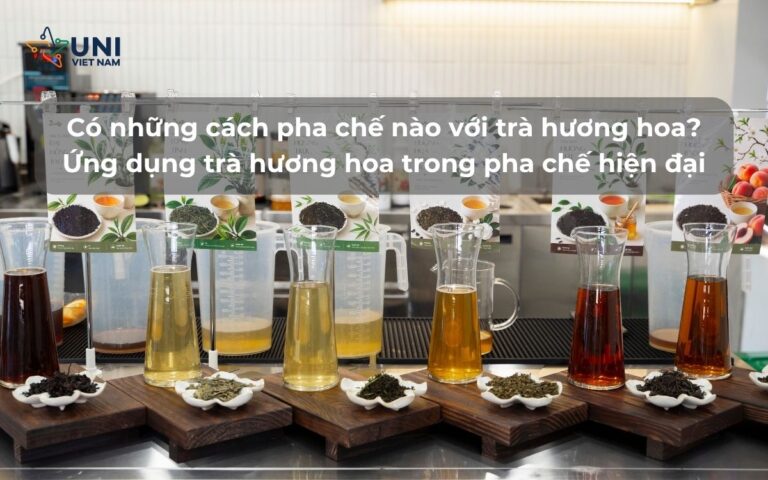 Có những cách pha chế nào với trà hương hoa_ Ứng dụng trà hương hoa trong pha chế hiện đại