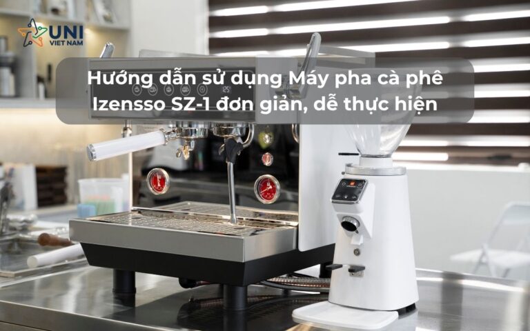 Hướng dẫn sử dụng Máy pha cà phê Izensso SZ-1 đơn giản, dễ thực hiện