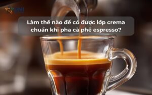 Làm thế nào để có được lớp crema chuẩn khi pha cà phê espresso