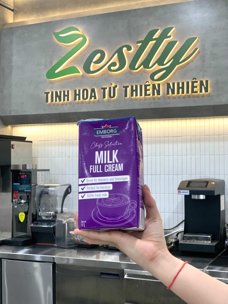 Sữa tươi tiệt trùng nguyên kem Emborg - ảnh thực tế 5