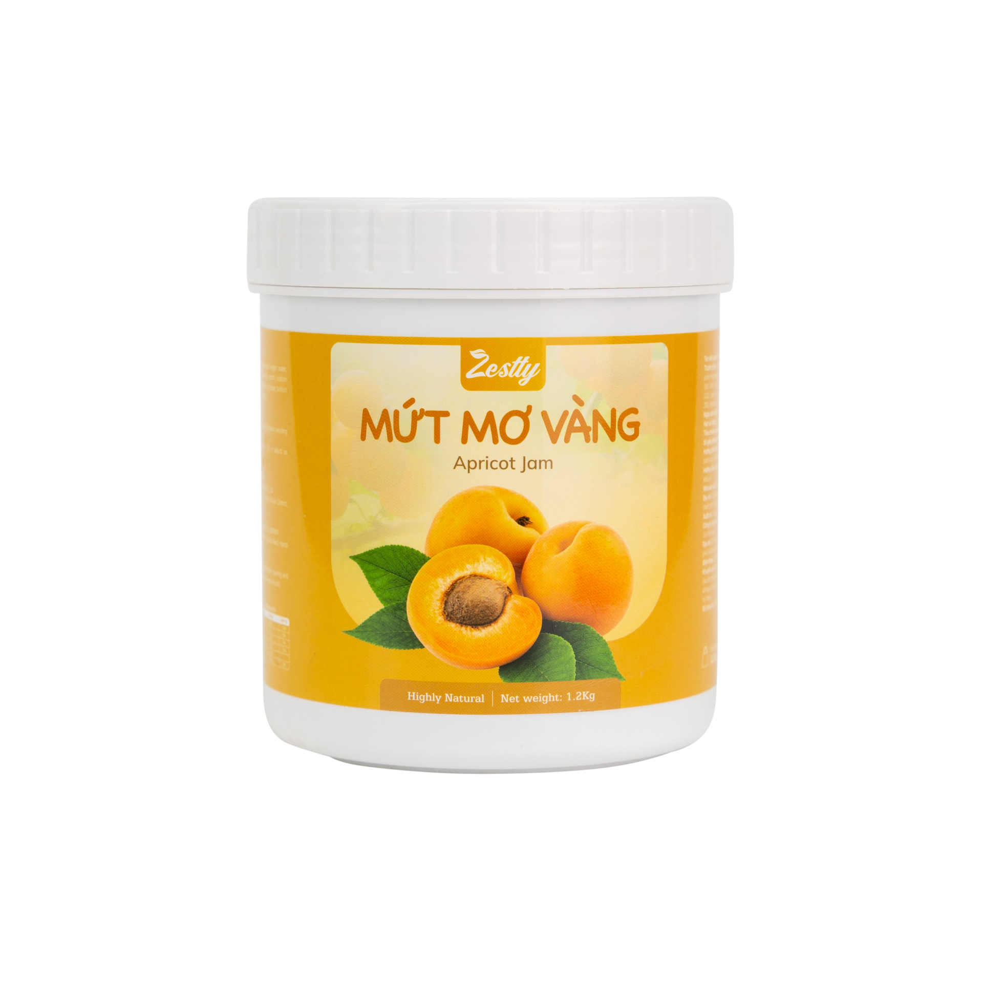 Mứt mơ vàng Zestty - ảnh nền trắng - 01